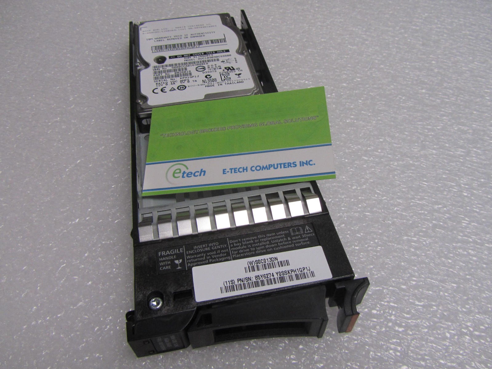 IBM 00Y2684 2076-3549 900GB 10K RPM 2.5” SAS HD for v7000 2076-124 2076-224, A+