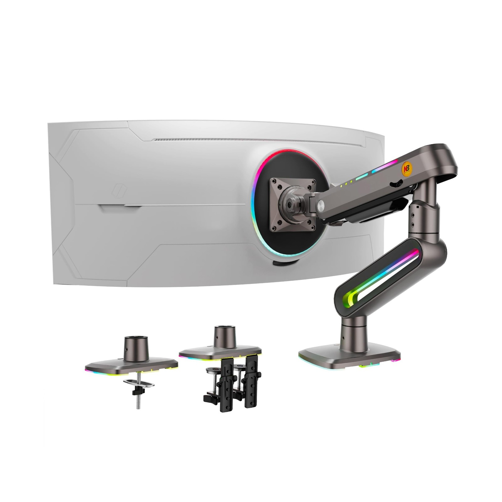 NB Designer Gaming Monitor Arm for 32 to 60 Inches Screen, Load up to 20 kg, ...