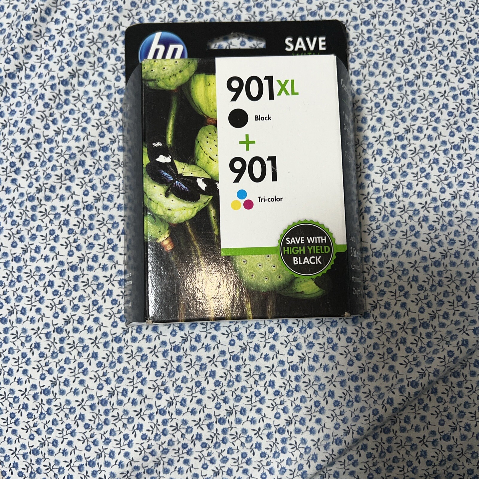 NHP 901 XL Black + 901 Tri-Color Combo Officejet Ink NEW Sealed EXPIRED