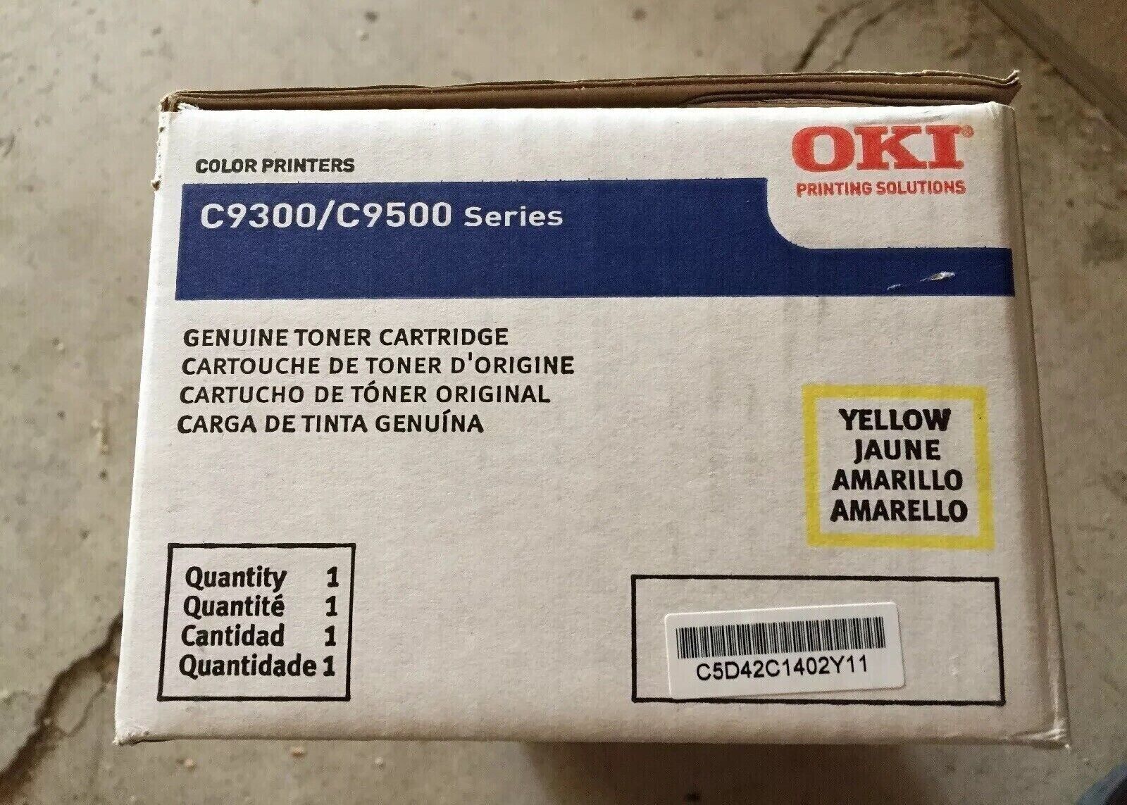 Genuine OKI 41963601 Yellow Toner - NEW SEALED