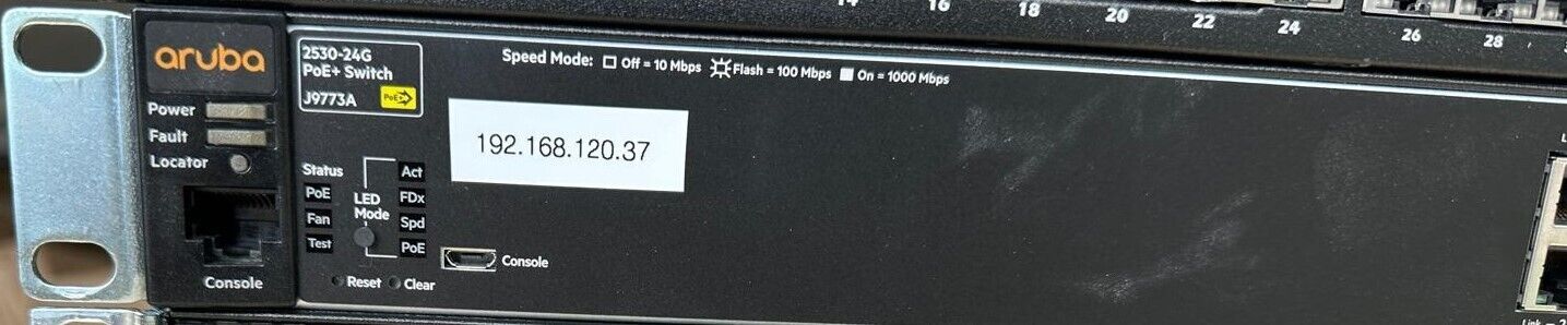 HPE Aruba 2530-24G-PoE+ Switch (J9773A)