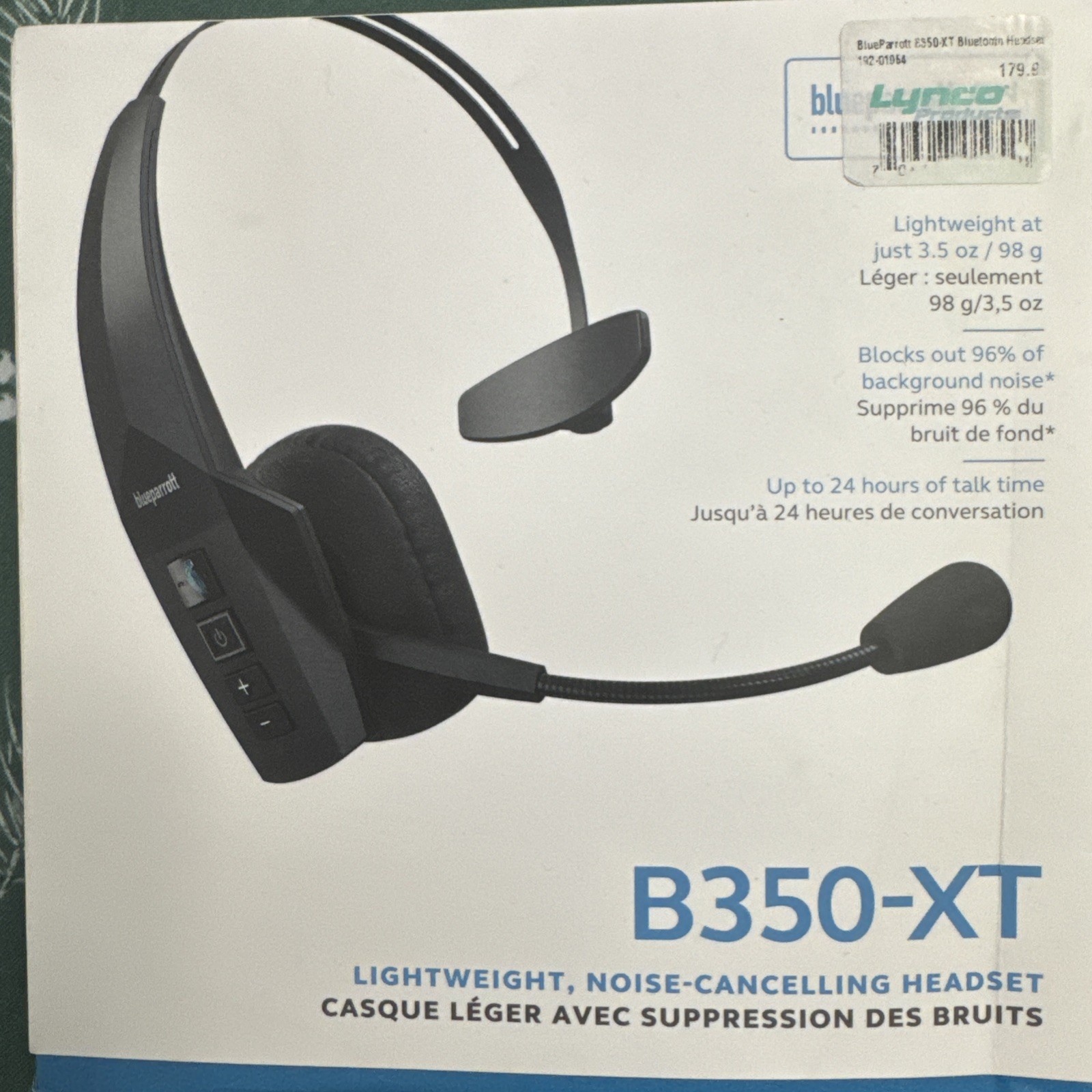 BlueParrott B350-XT Lightweight Trucker Headset New