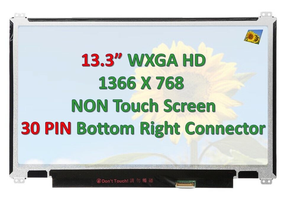 N133BGA-EAB REV.C1 LCD Screen HD 1366x768 Matte  TESTED WARRANTY Display 13.3 in