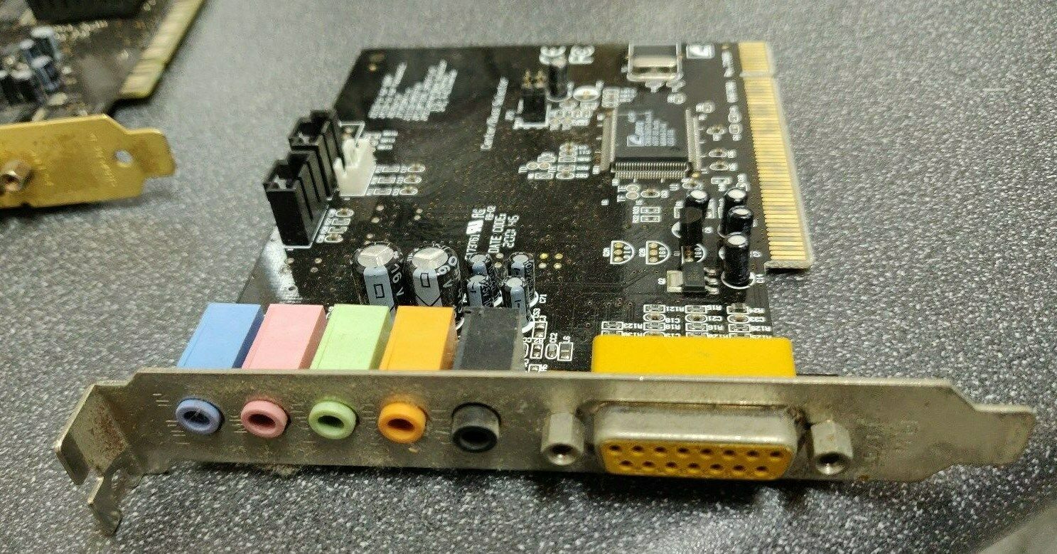C-Media CMI8738 6-Channel 3D Digital Stereo Audio PCI Sound Card 