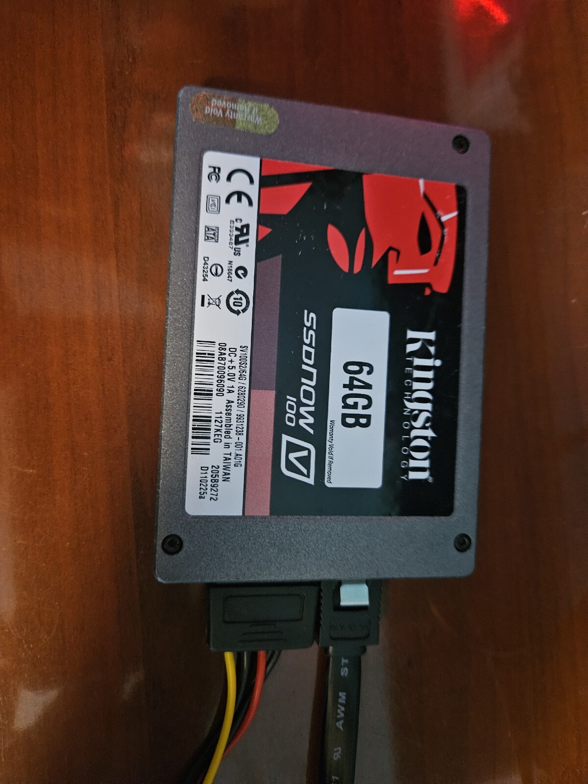 Kingston Technology SV100S2 SSDNow 100 Series 2.5" SATA III 64 GB SSD