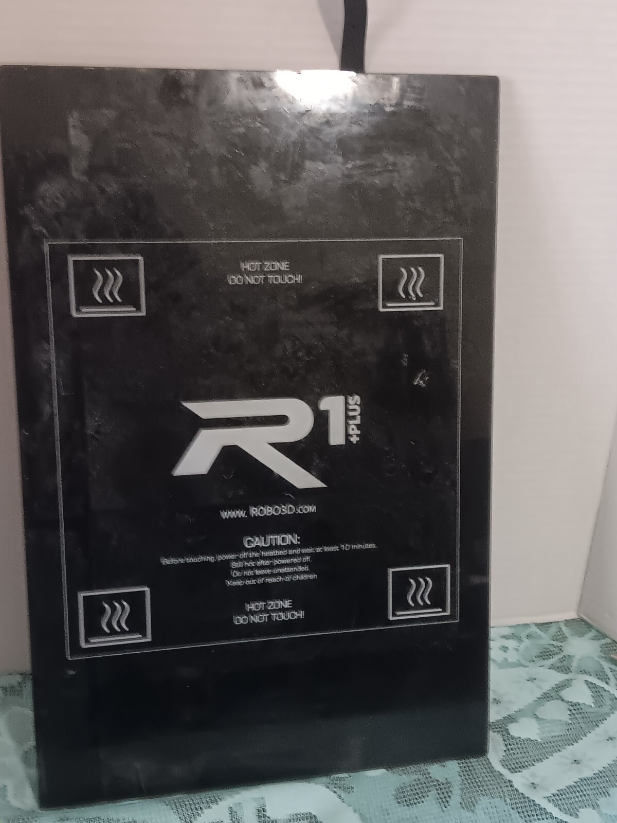 Robo 3d R1 Kickstarter Glass Bed Rare Printer Robo3d print plate small chip