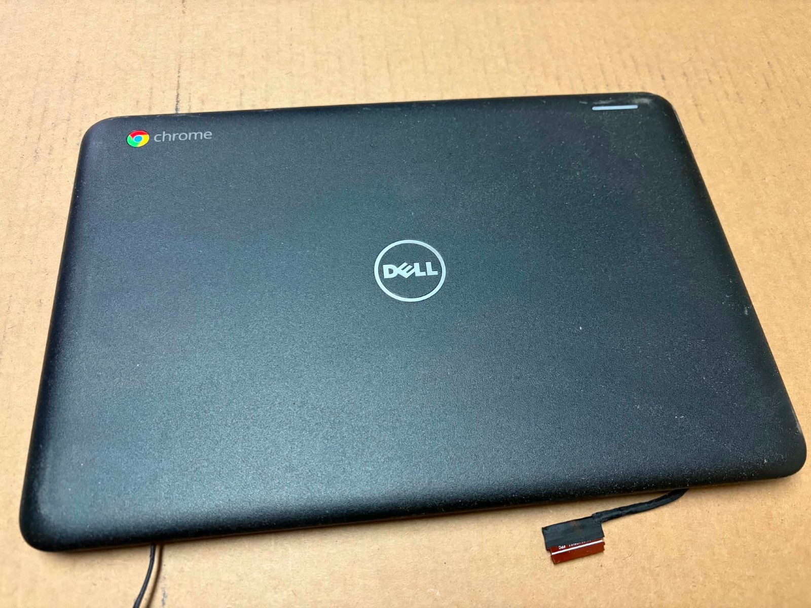 Genuine OEM Dell Chromebook 3180 LCD Back Cover Lid Black W/ Hinges 5HR53