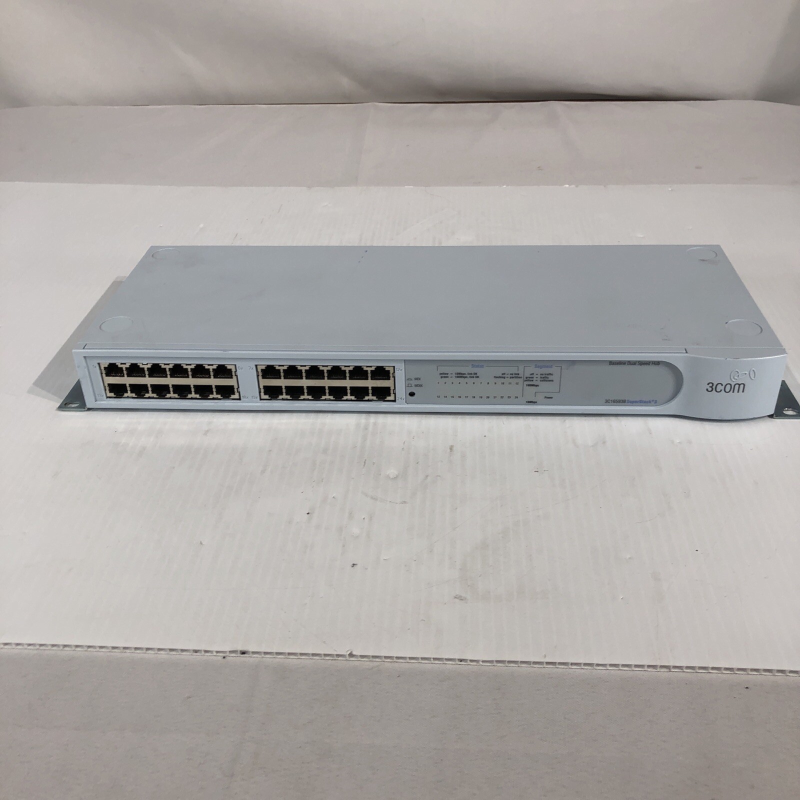 3COM 3C16593B SUPER STACK II BASELINE DUAL SPEED HUB