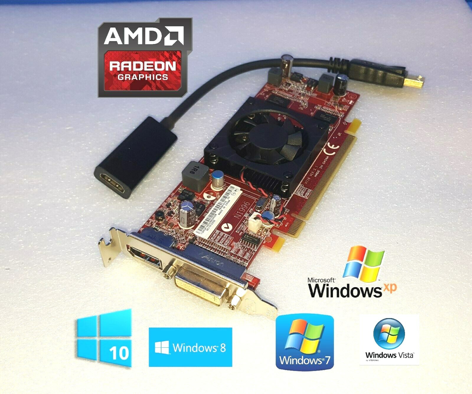 Dell Optiplex 7010 7020 7040 7050 9010 9020 Low-Profile HDMI DVI DP Video Card