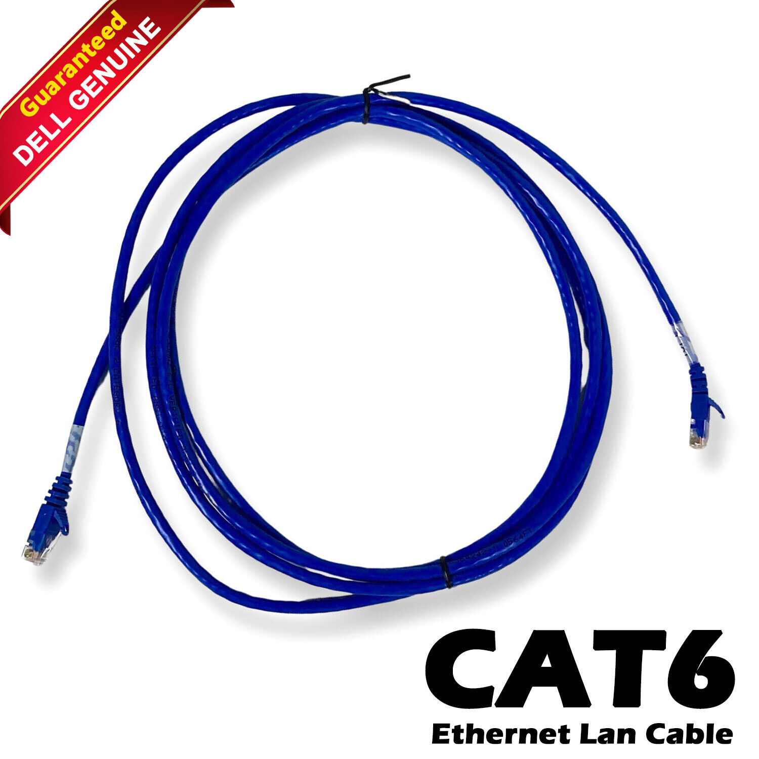 Dell C2G 10ft Cat 6 Patch Cable UTP Snagless Blue Ethernet 22N2W