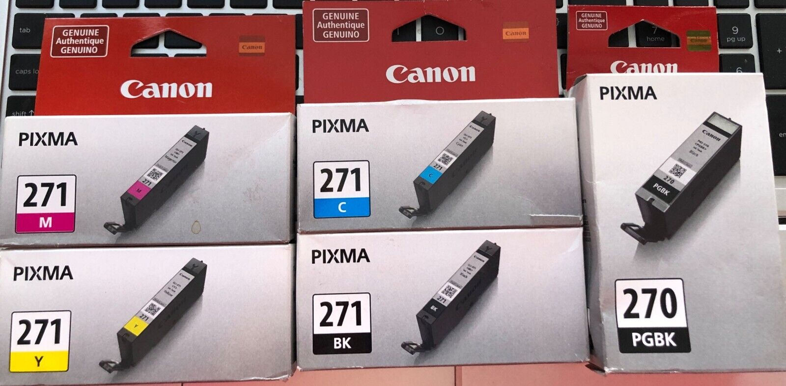 Canon  271 Color Ink and 270 Black Cartridge for  MG5720 5721