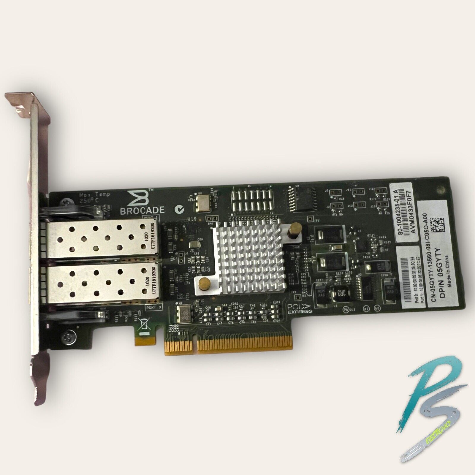 Dell Brocade 8GB PCIe Dual Port Fibre Channel Host Bus Adapter 05GYTY