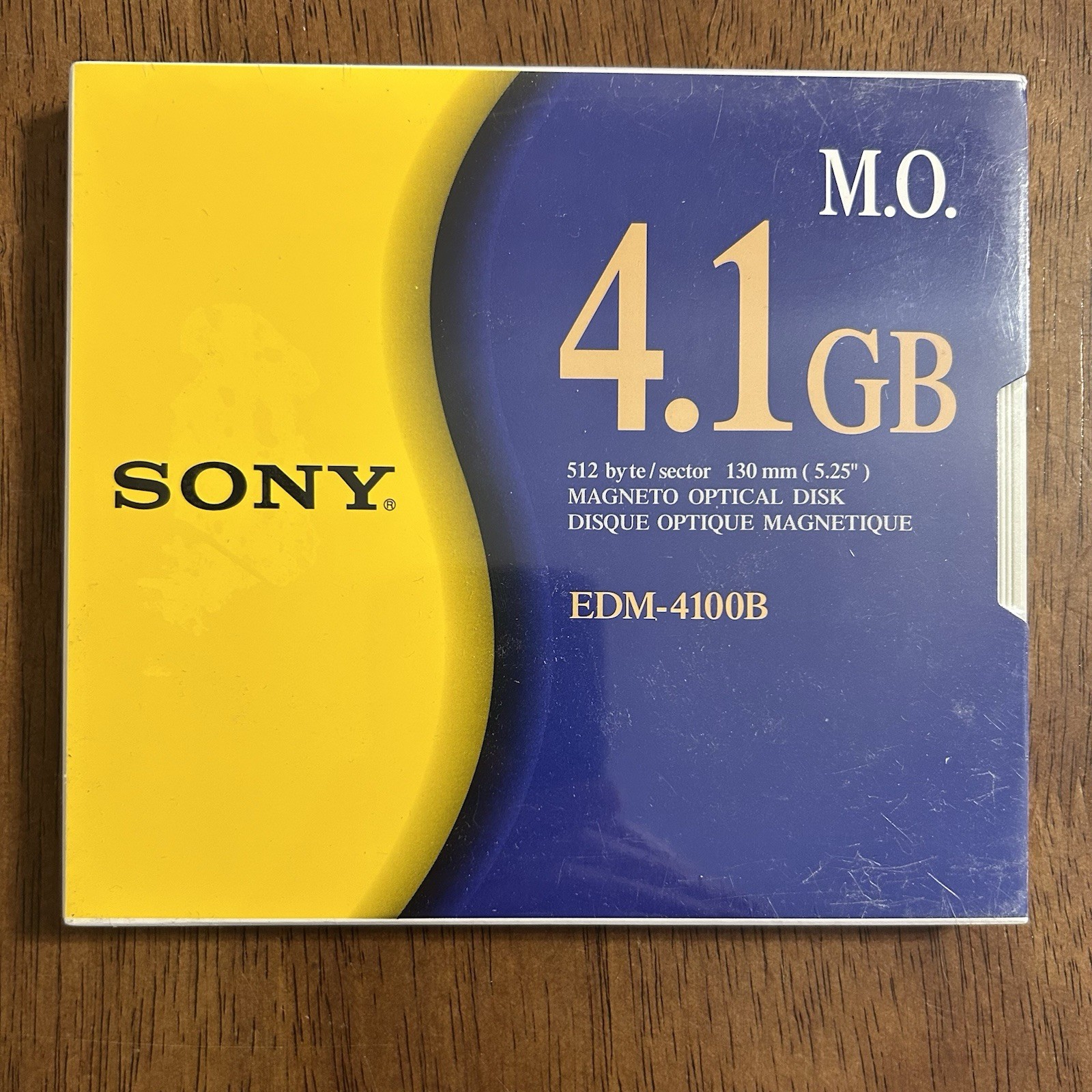 NEW Sony EDM-4100B 4.1GB 5.25 MO MAGNETO OPTICAL DISK 512 BYTES UNOPENED Sealed