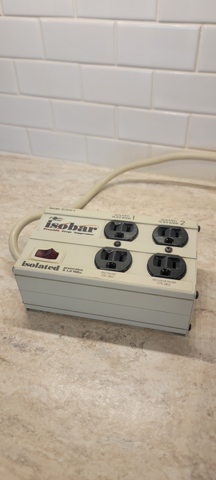 Tripp Lite ISOBAR4ULTRA Surge Protector 4-Outlets 120V 12A MPN ISOBAR4ULTRA