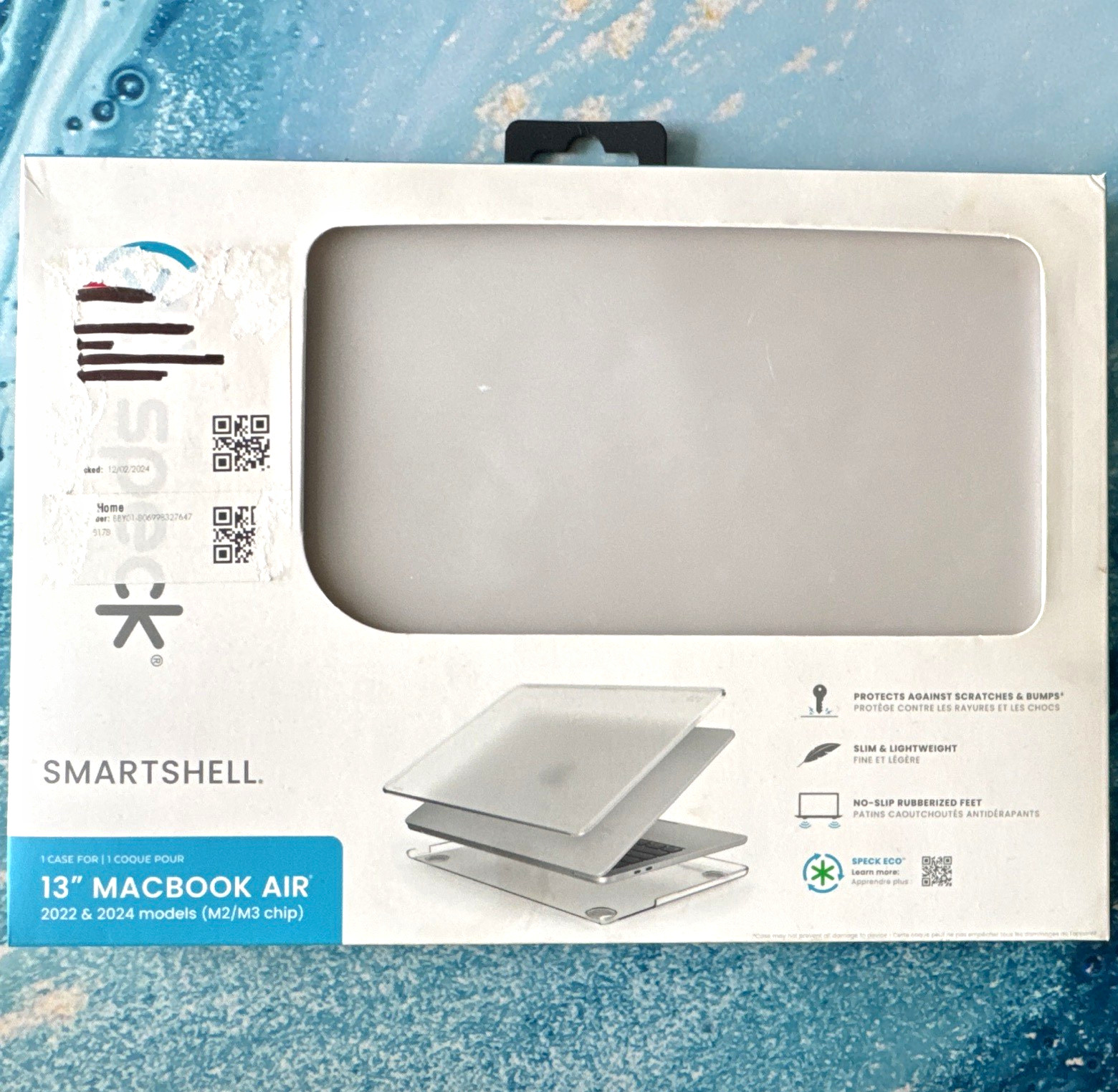 Speck SmartShell Clear Case for 13in MacBook Air, Scratch Resistant