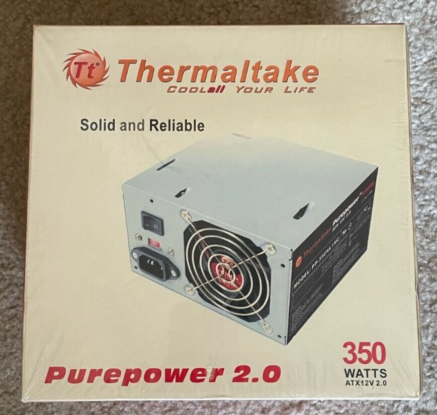 Thermaltake Purepower 2.0, 350 Watts, ATX12V 2.0,  W0118RU