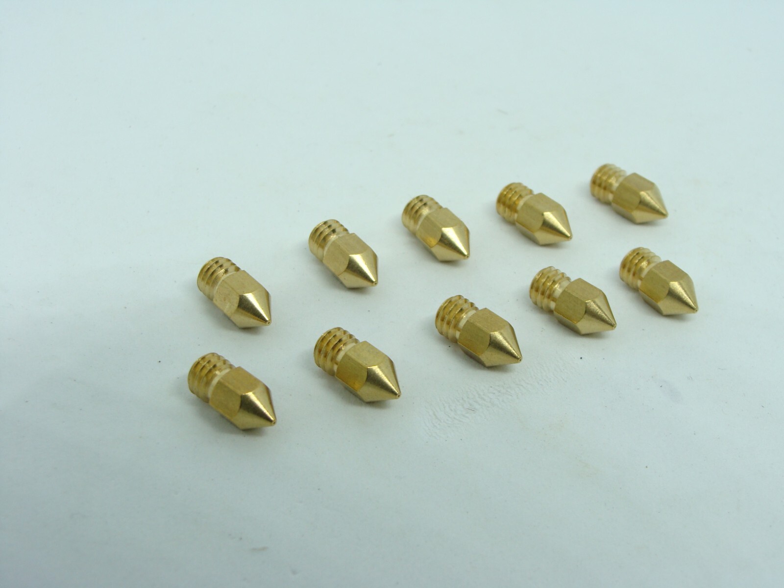0.2mm - 10Pcs Pack Lot MK10 Extruder Hotend Hot End 3D Printer Nozzle M7 Brass