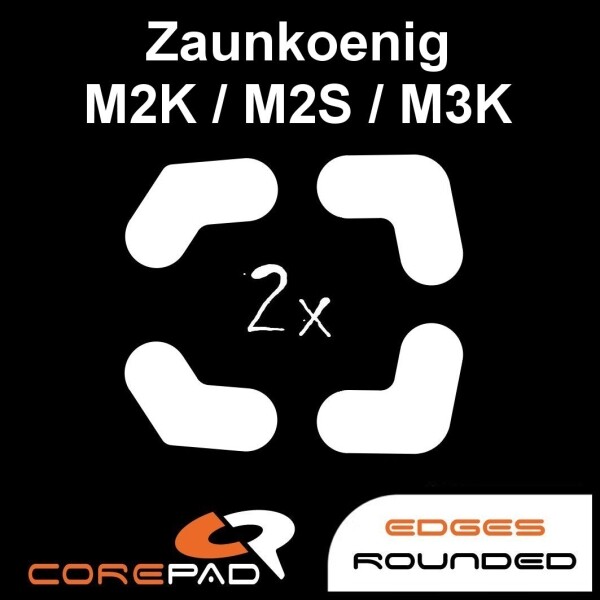 Corepad Skatez Zaunkoenig M2K M2S M3K Replacement Mouse Feet PTFE Teflon
