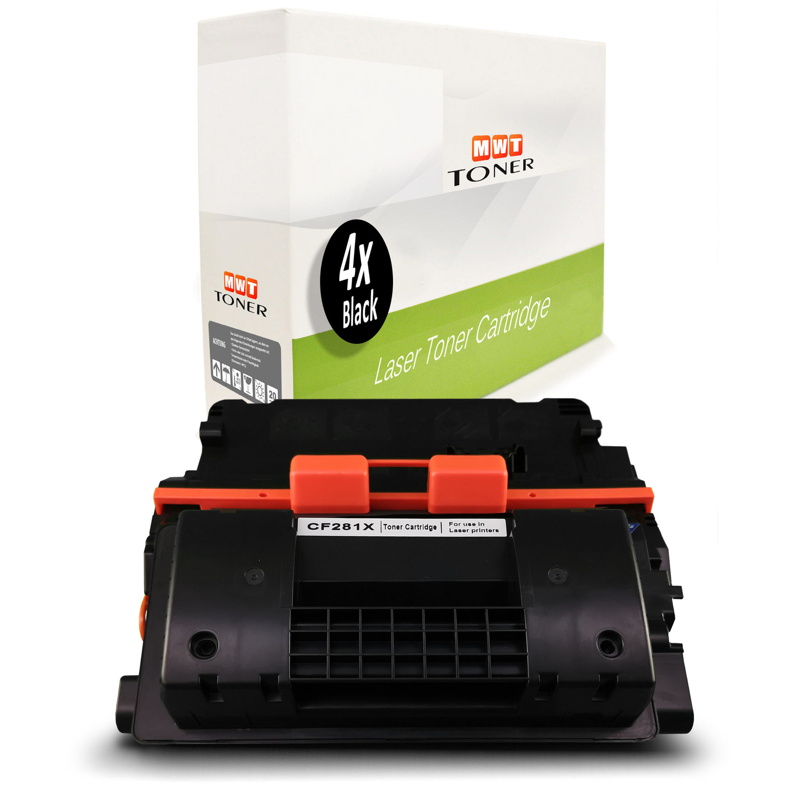 4x MWT XXL Compatible Toner CF281X for HP LaserJet M-605 M-606 M-630