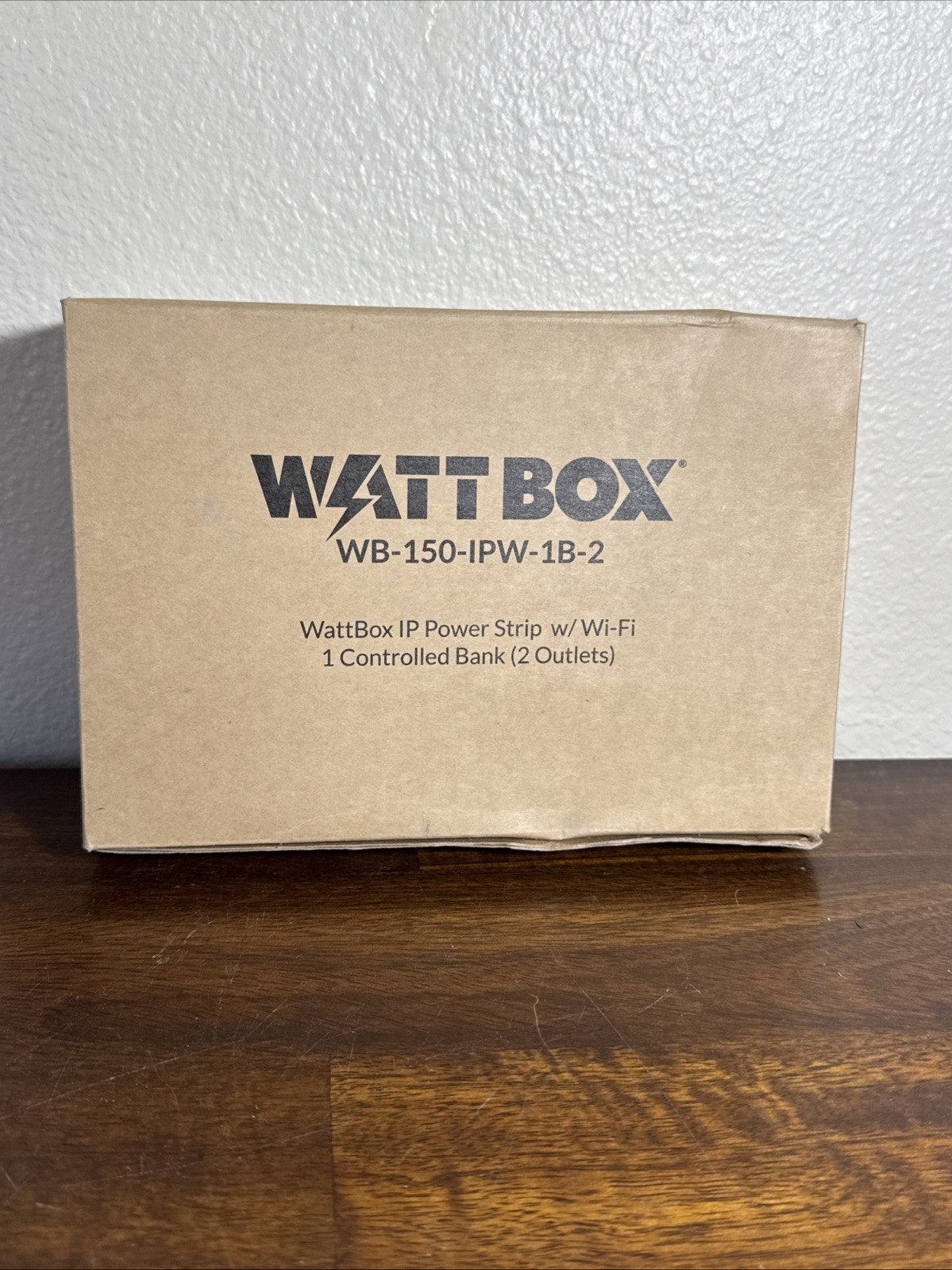 New WattBox WB-150-IPW-1B-2 Wi-Fi Smart 2-Outlets IP Power Strip