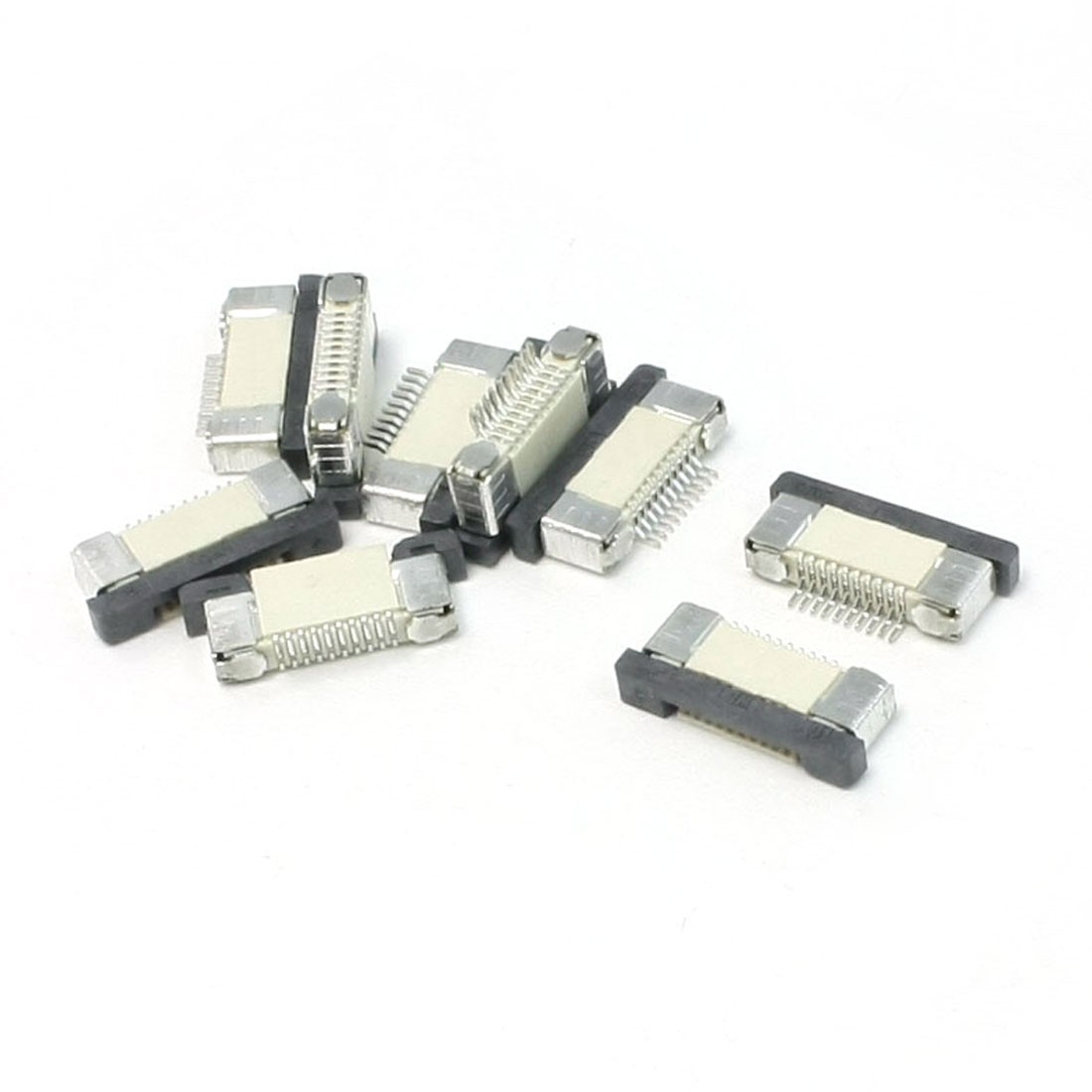 FFC FPC 10-pin 0.5mm Pitch Spacing DIY Ribbon Flat Socket Connector 10 Pcs