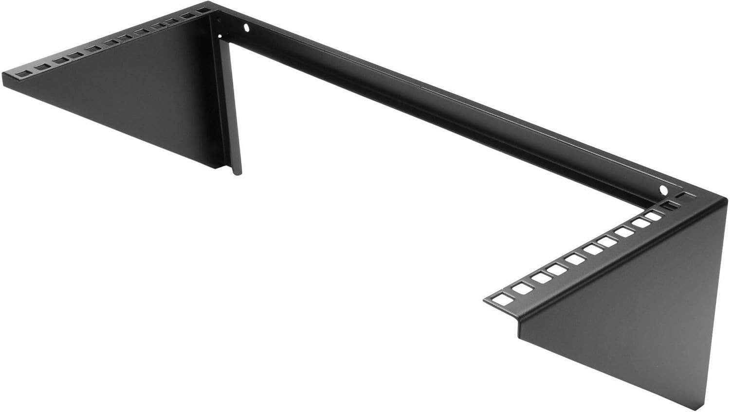 4U Vertical Wall Rack Bracket - Lightweight Steel Design, Easy Installation