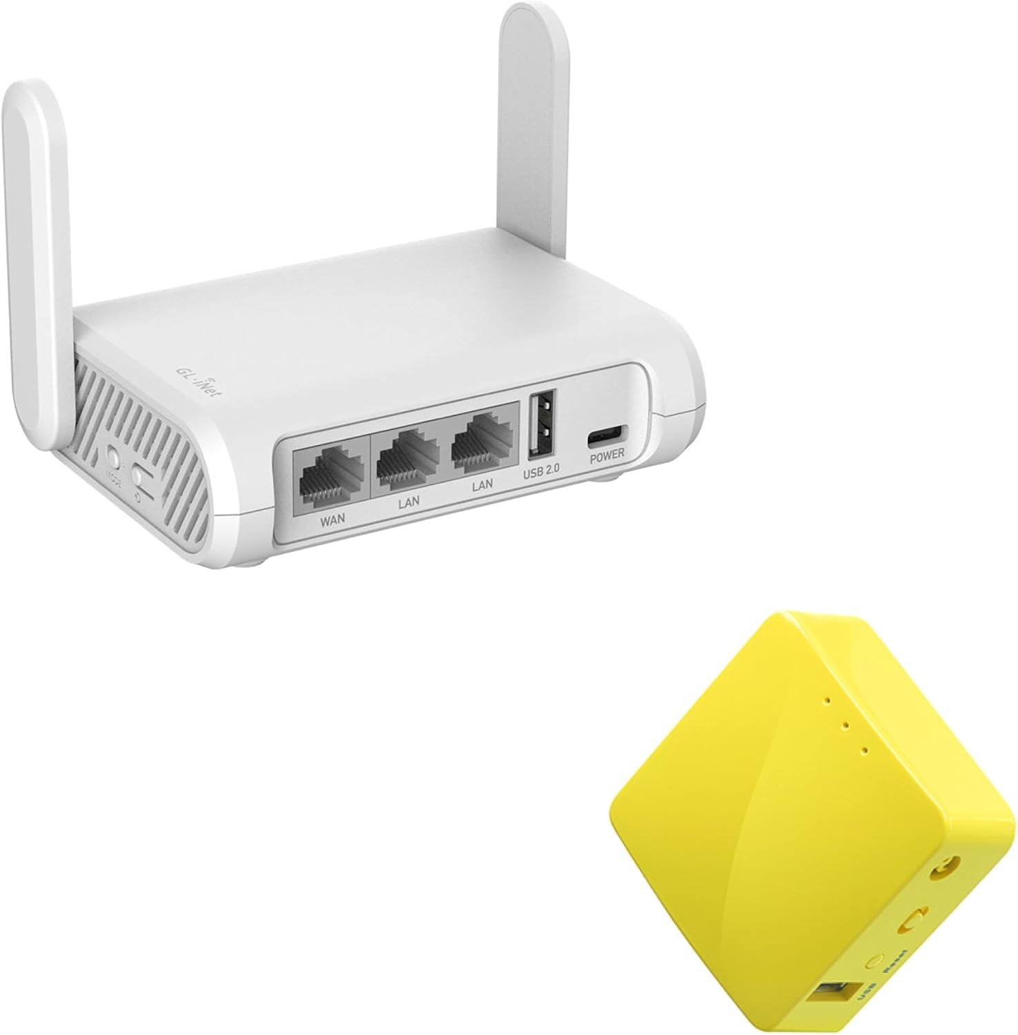 GL-SFT1200 Secure Travel Wifi Router &  GL-MT300N-V2 Portable