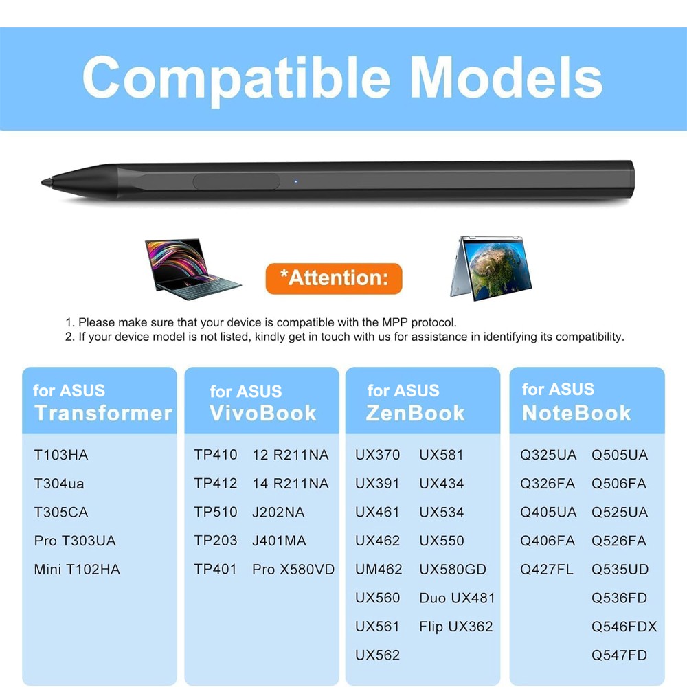 Active Pen MPP2.0 for ASUS SA201H SA203H for ROG Flow Z13/ X16 Pen for ORG X13 ~