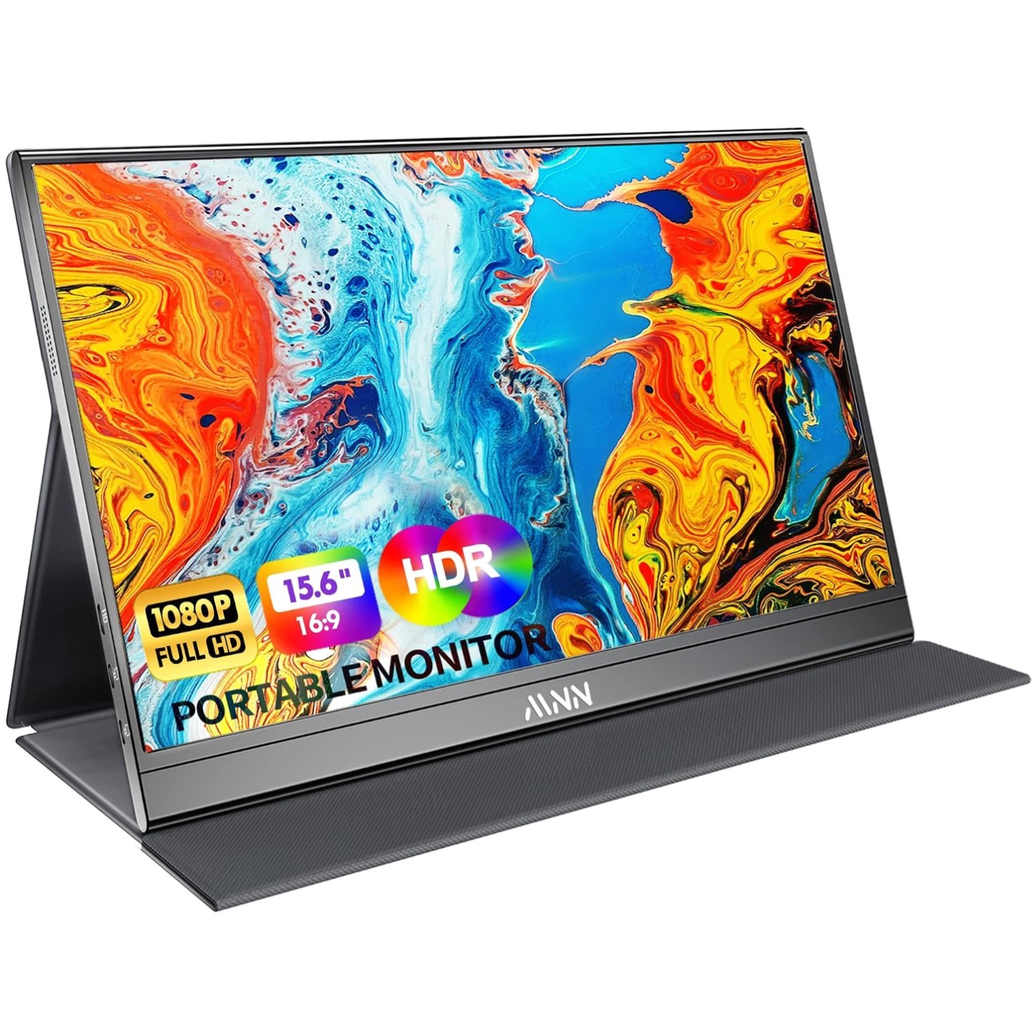 15.6" Portable Monitor - Plug & Play, Wide Viewing Angle