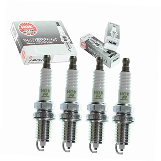 4 pc NGK V-Power Spark Plugs compatible with Honda CR-V 2.0L L4 1997-1998