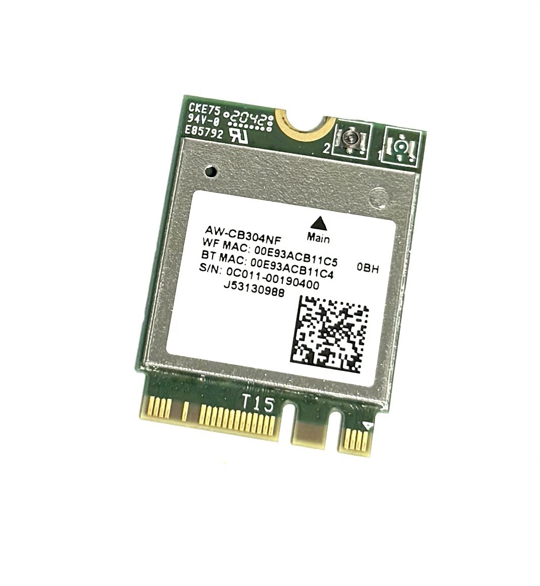 Realtek RTL8821CE M.2 2230 PCI-E USB WiFi 802.11AC Bluetooth 4.2 Card AW-CB304NF