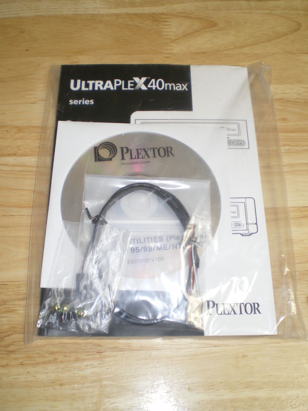 Plextor UltraPlex40max Software Utilities CDROM & User Manual for Windows