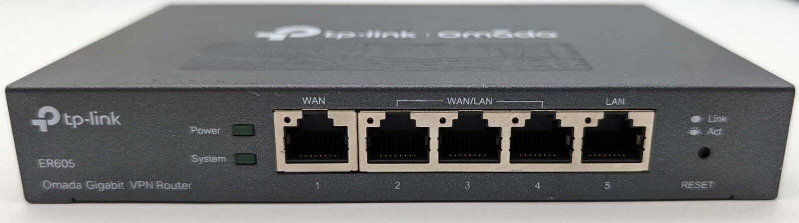 TP-Link Omada 5-Port Gigabit VPN Router ER605 *NO POWER SUPPLY INCLUDED