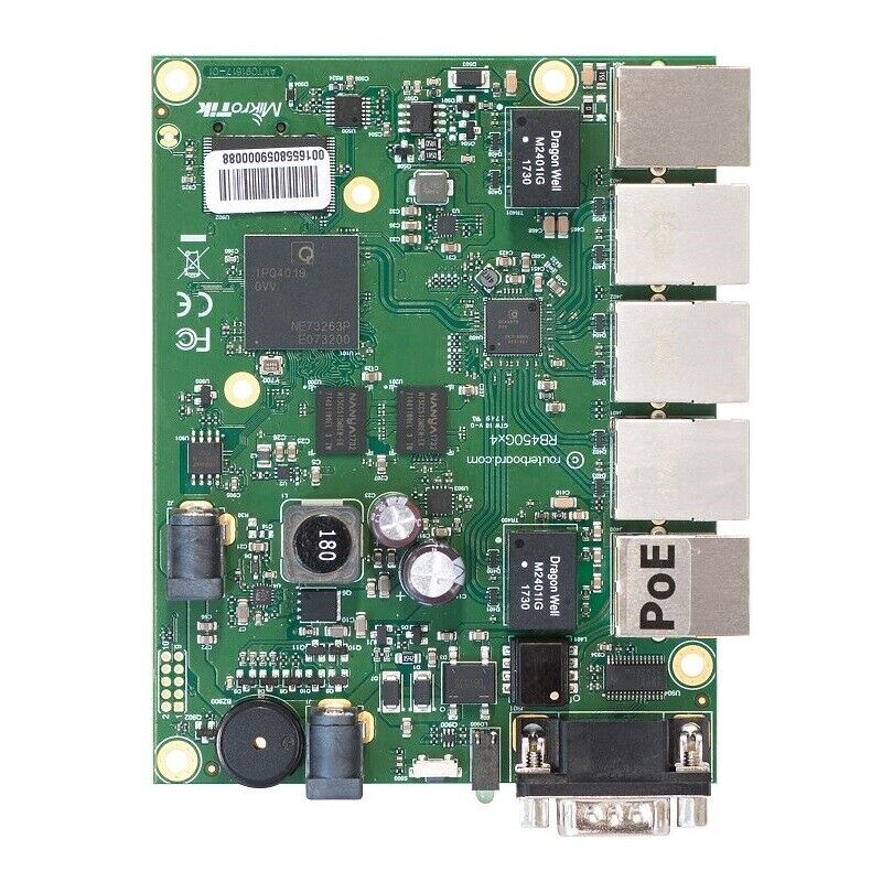 MIKROTIK Gigabit RouterBoard RB450Gx4 Router OS License level 5 1GB RAM