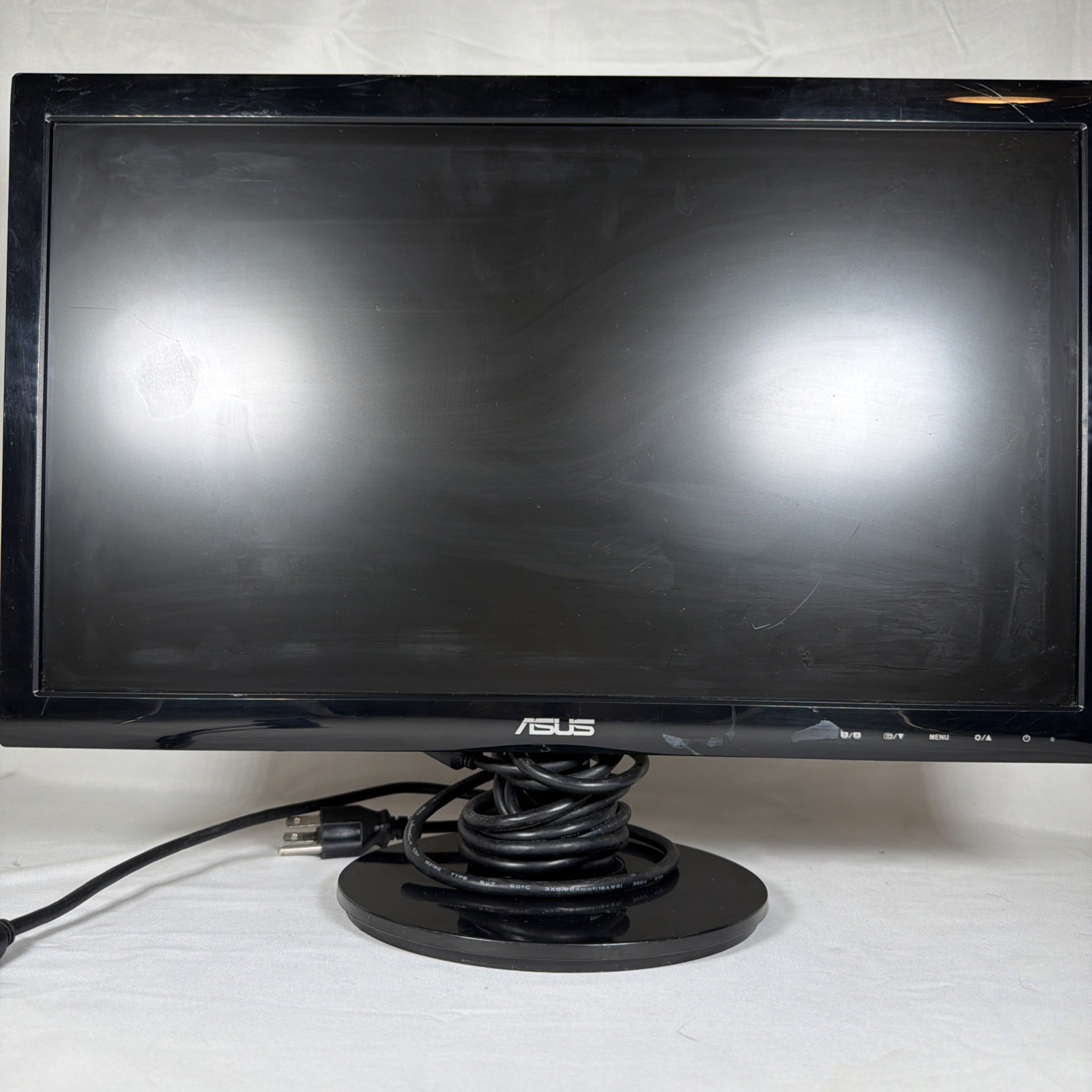 ASUS VS207T-P 19.5" LED LCD Monitor 1600x900 VGA DVI Black Tested Working
