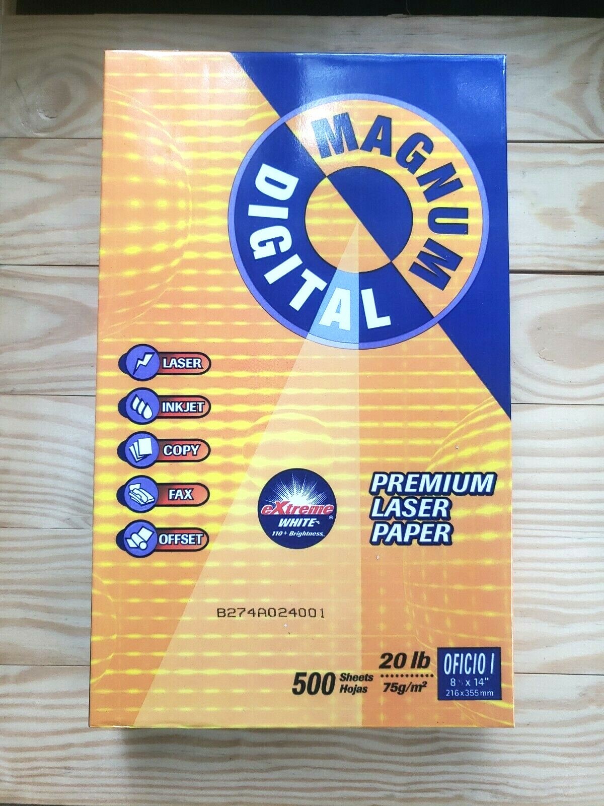 NEW Magnum Digital Extreme White Laser Copier Paper 8x14