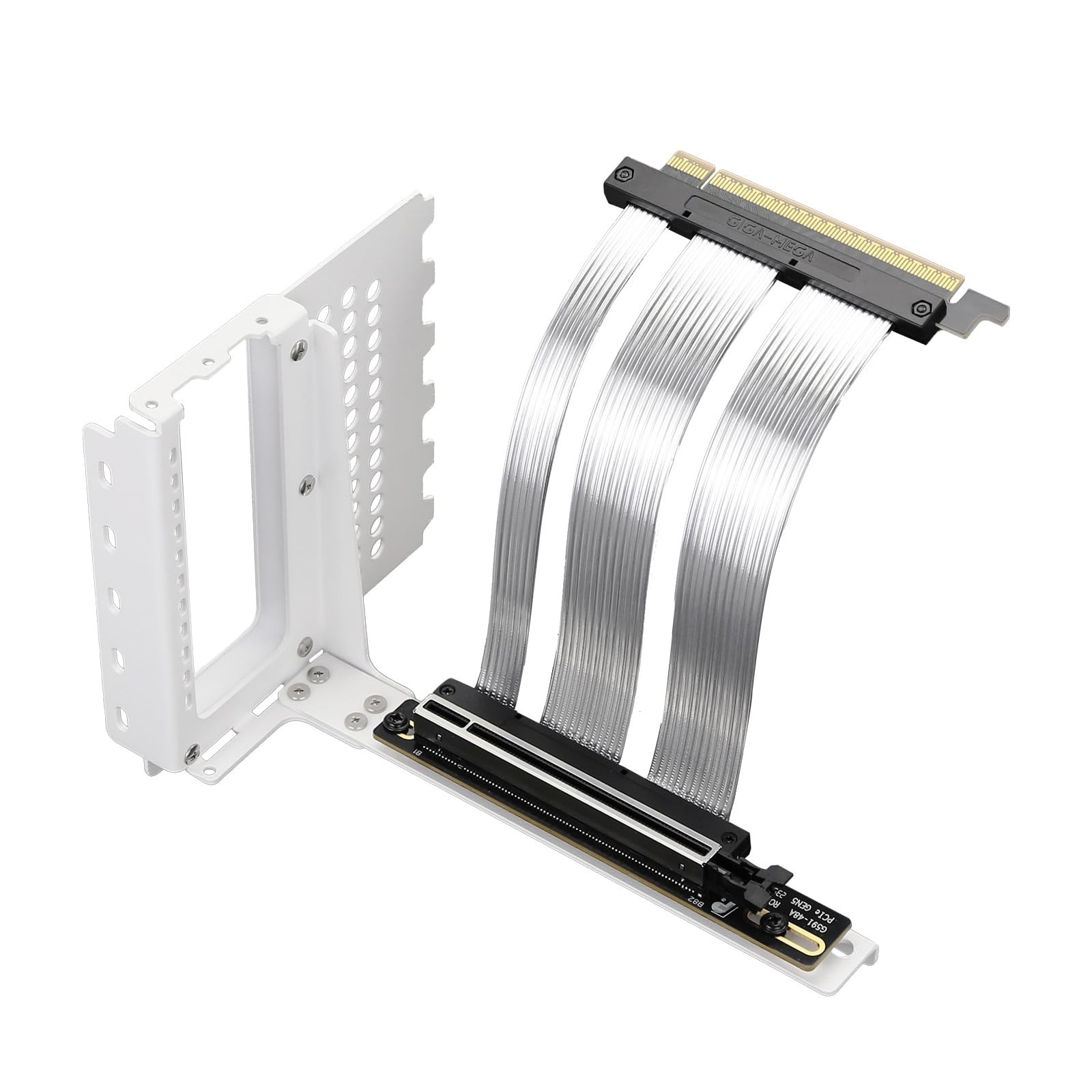 PCIe X16 GEN5 Riser Cable with GPU Vertical Mount Bracket PCIe 5.0 for Future...