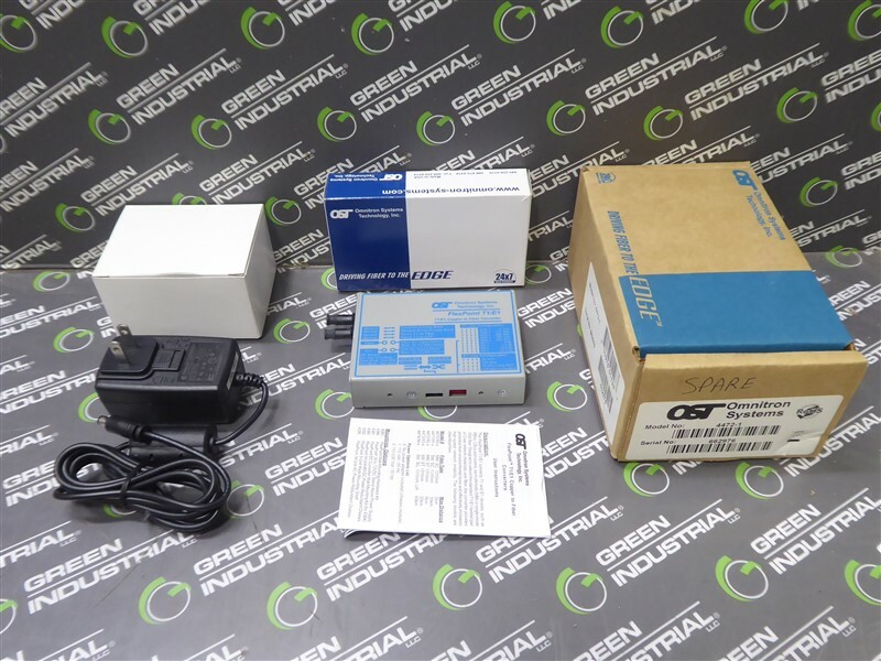 NEW Omnitron Systems 4472-1 FlexPoint T1/E1 Copper to Fiber Converter