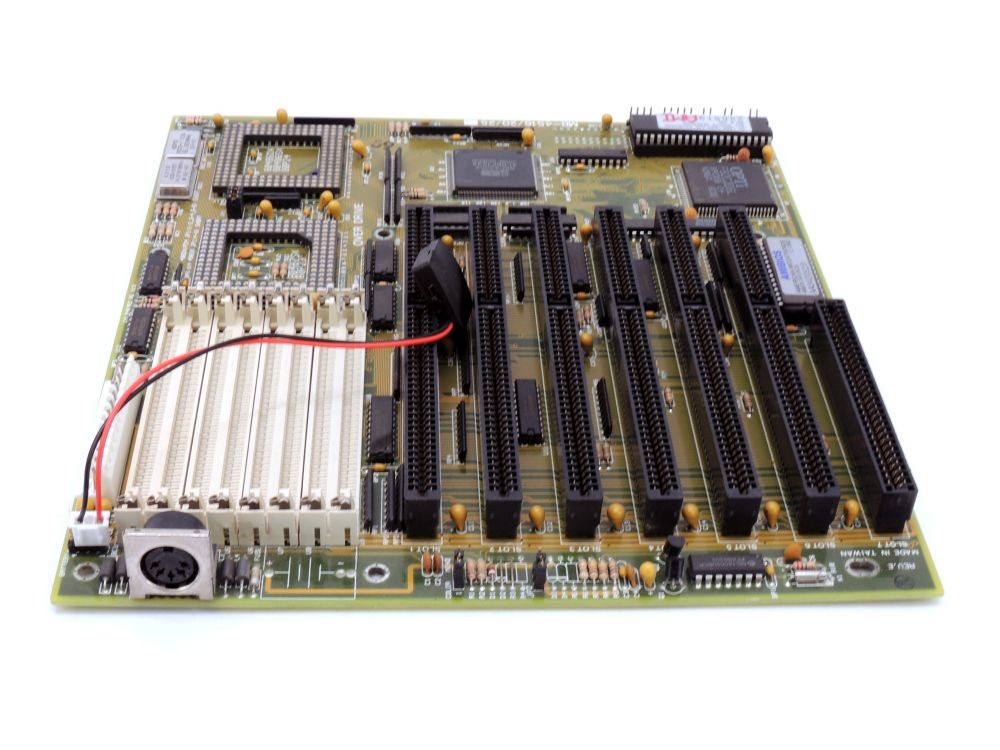 Aquarius Systems BCOM MB-4S16/20/25 Vintage Socket 1 Motherboard ISA Motherboard