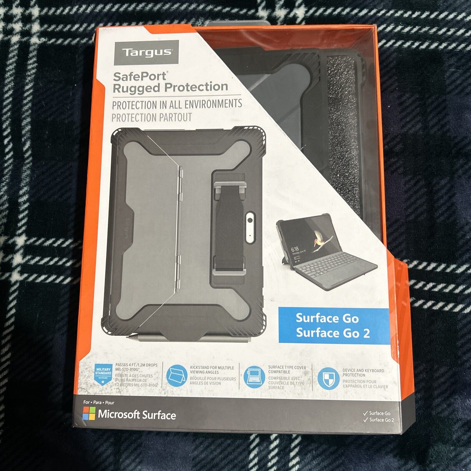 Targus SafePort® Rugged Protection for Microsoft Surface™ Go Go 2 Black