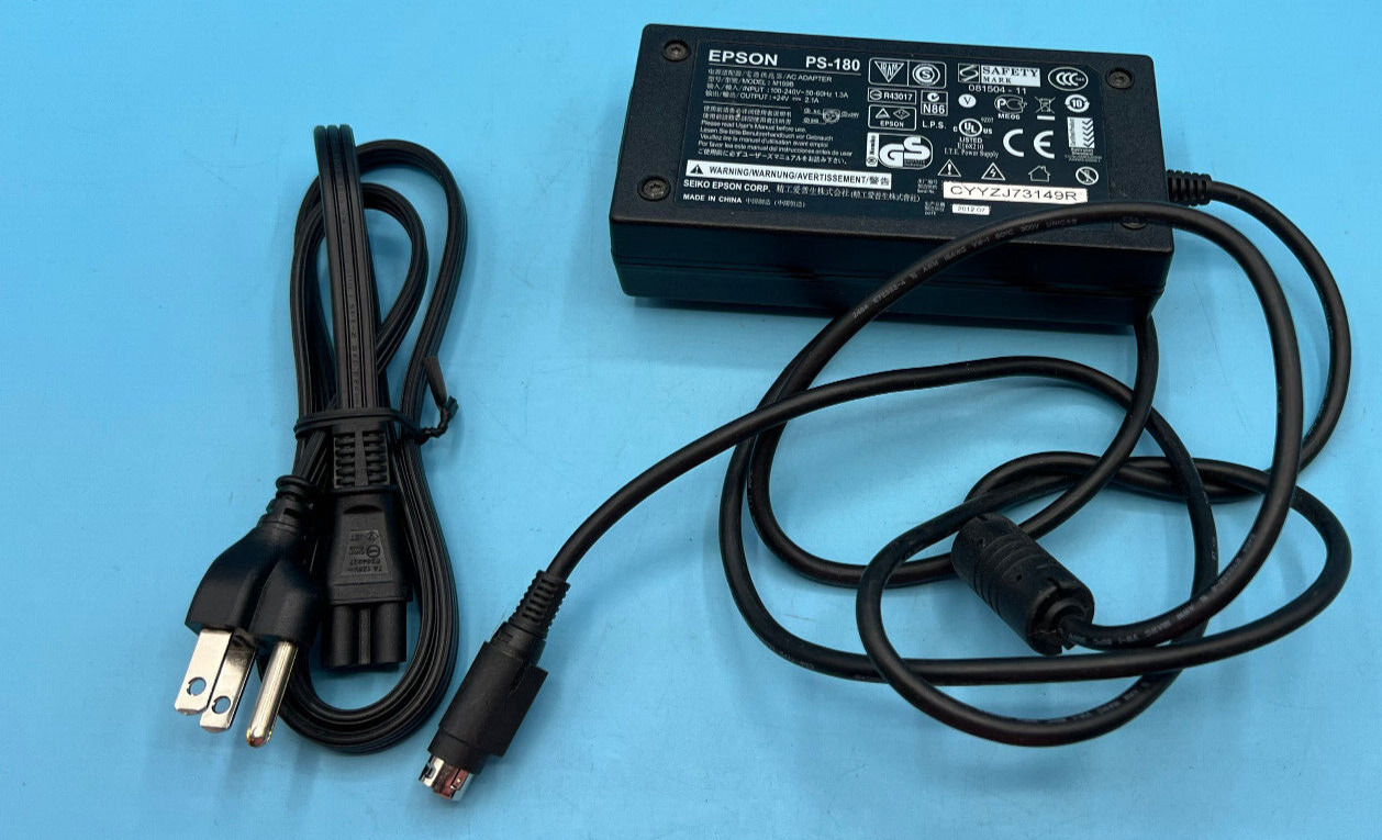 Epson PS-180 AC Adapter Power Supply For M159B M159A Printers C8255343