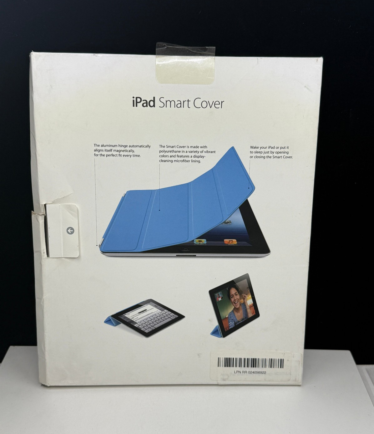 Apple iPad Smart Cover Light Gray MD307LL/A New In Box As Shown