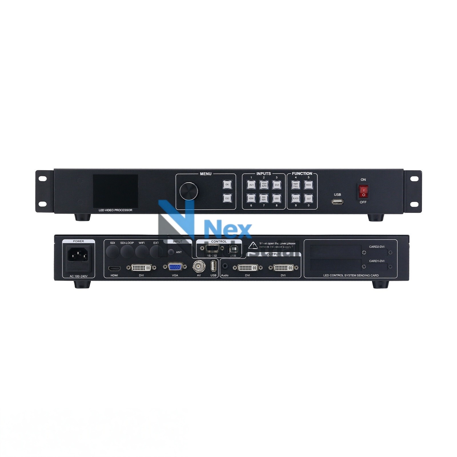 1PC NEW AMS-MVP300 Full Color LED Video Processor+MSD300-1 LED Control Card LED