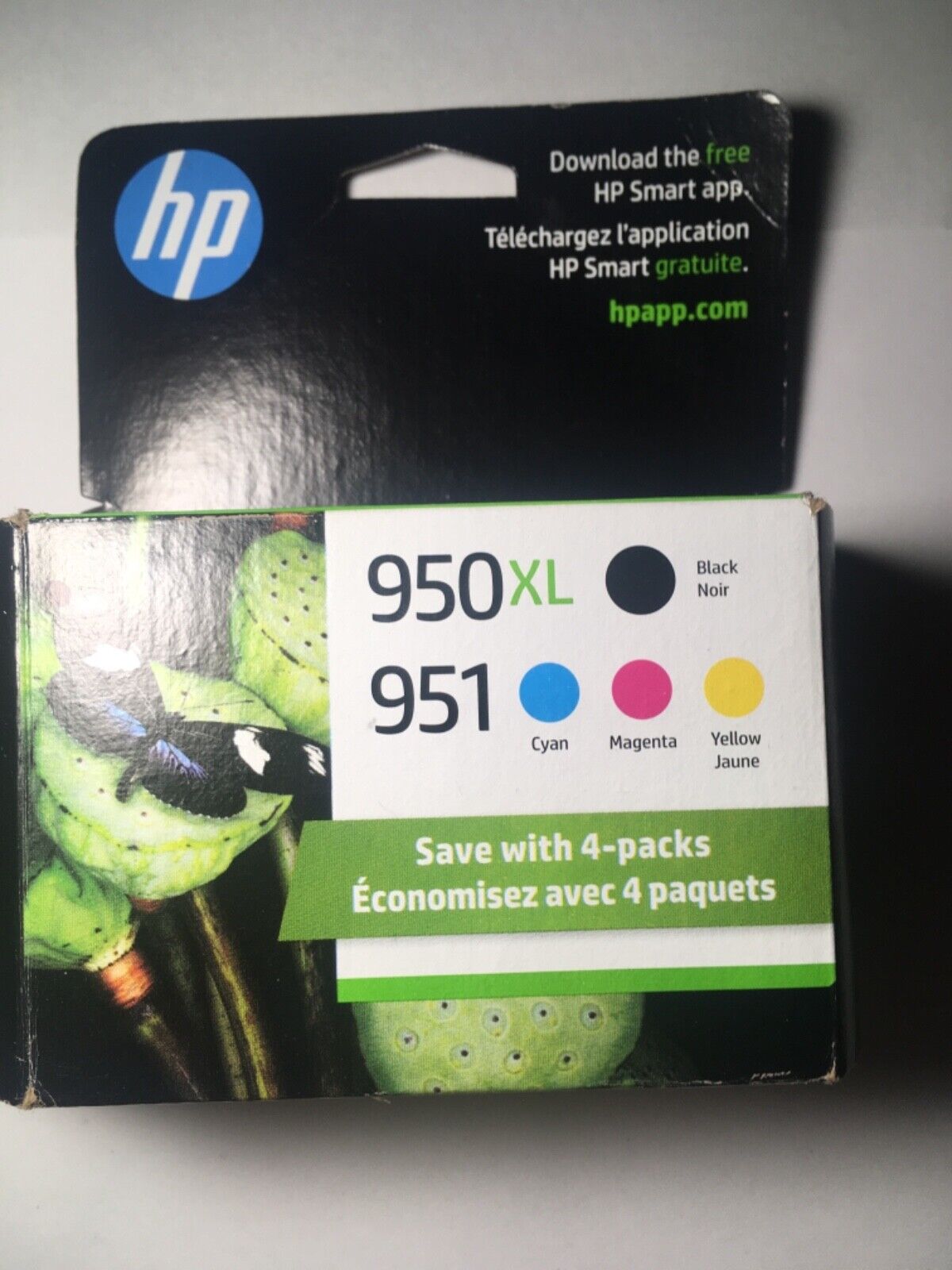 OEM HP 950XL/951 (C2P01FN) Black Cyan Magenta Yellow Ink Cartridge FEB 2025