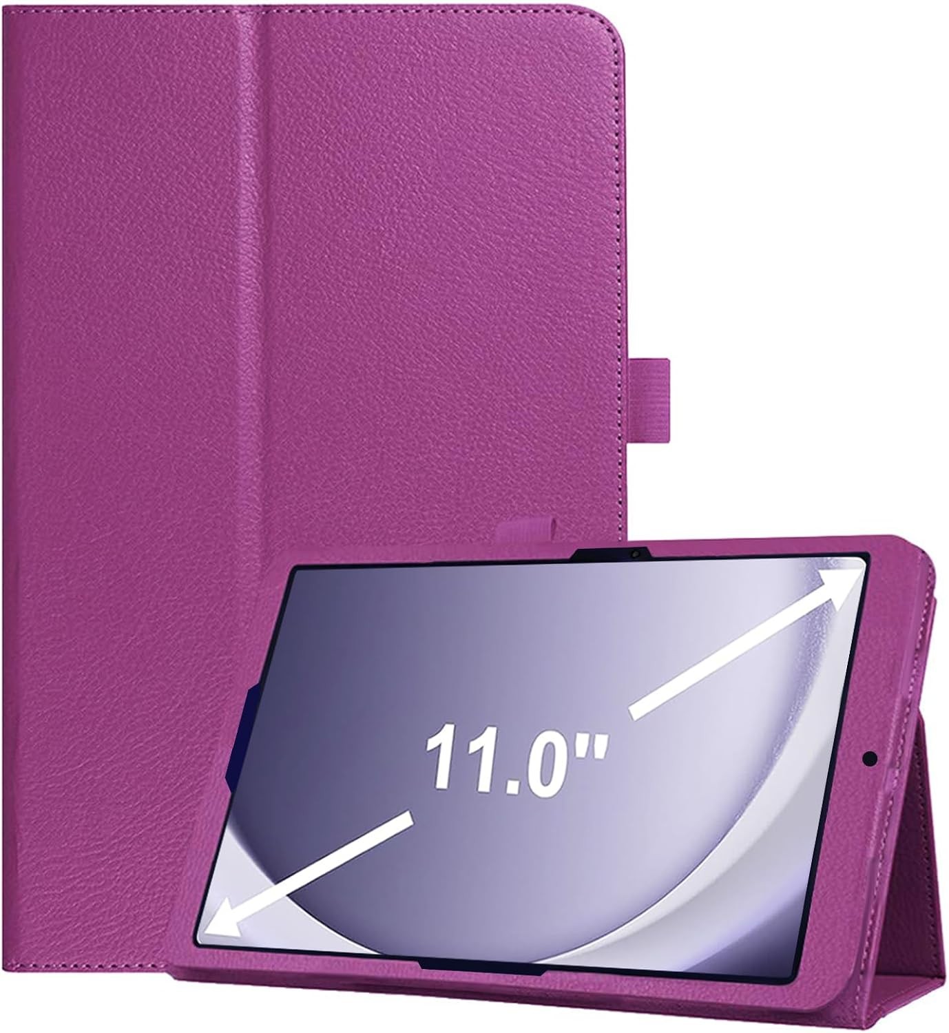 Case for Galaxy Tab A9 Plus 11 Inch 2023, Purple Protective Slim Stand Cover