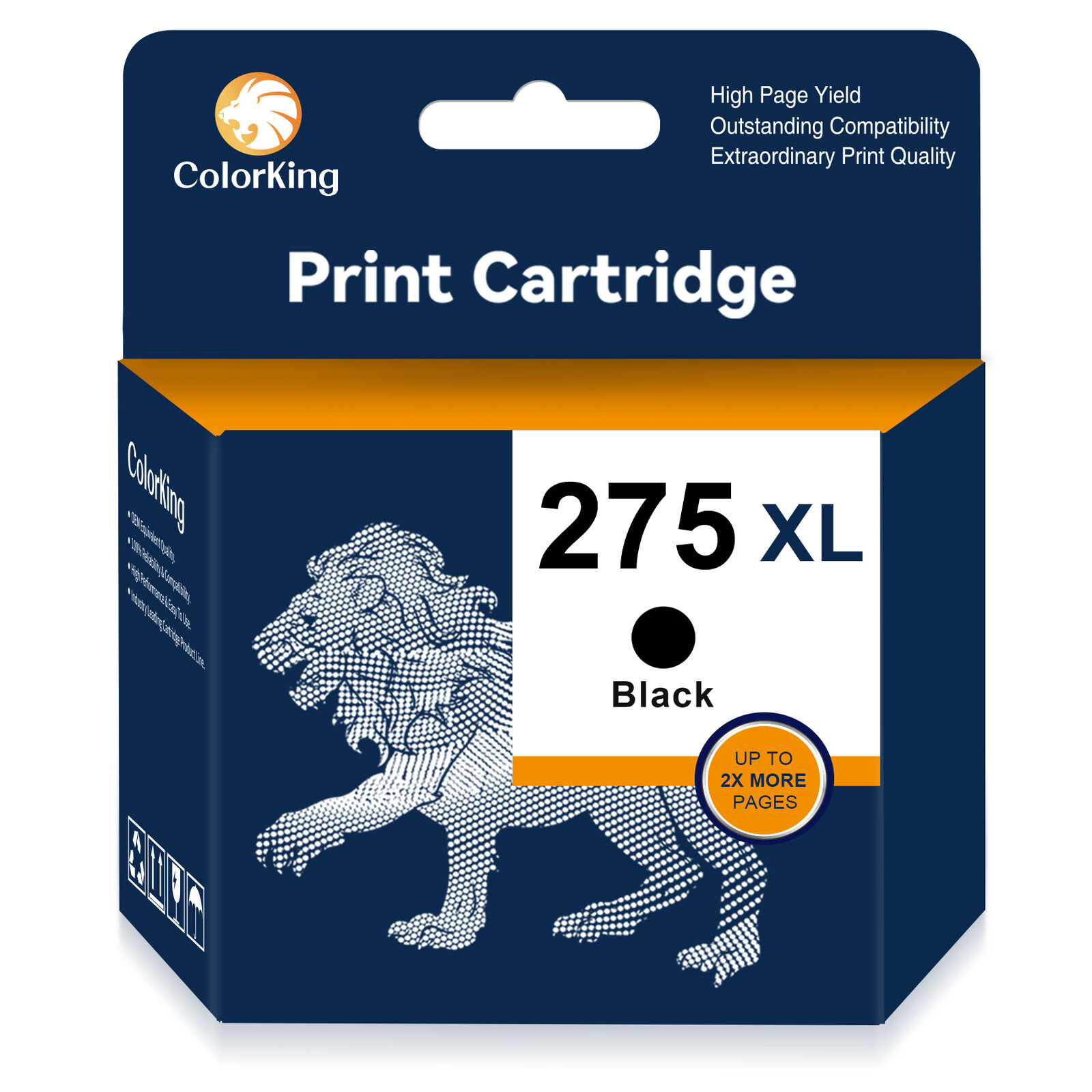 High Yield PG-275XL CL-276XL Ink Cartridge for Canon 275 PIXMA TR4720 TS3500