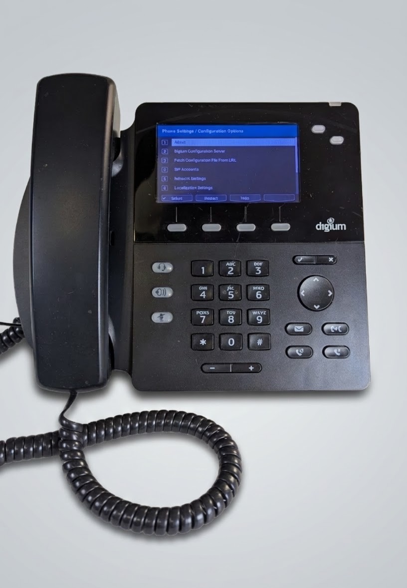 Digium D62 IP Phone 2-Line SIP with HD, Gigabit, Handset & Wall Mount - Tested