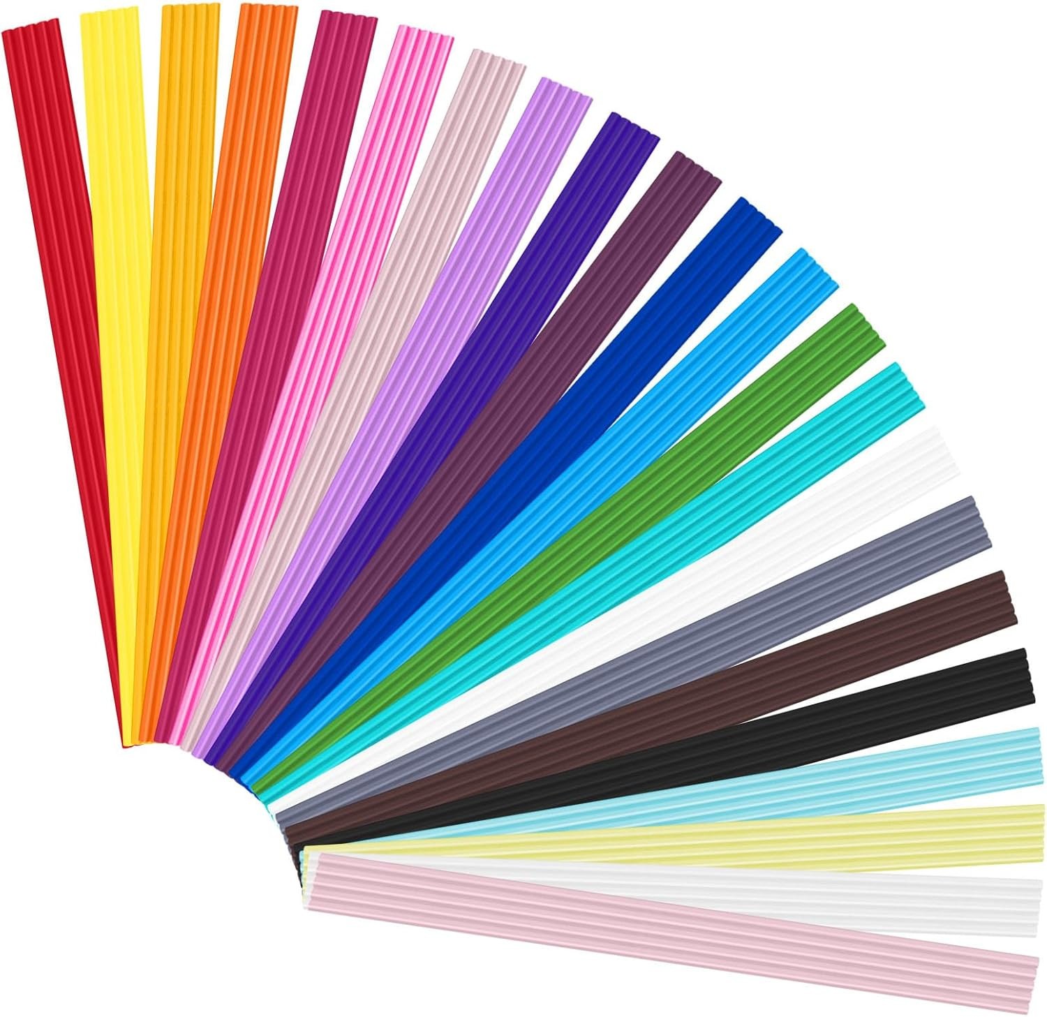 22 Colors 3D Printing Filament Refill for 3Doodler Start+ 3D Pen, Safe Low Print