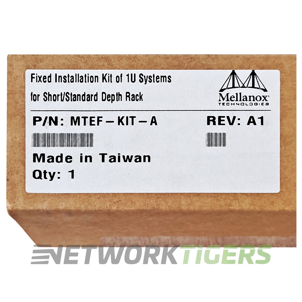 NEW Mellanox MTEF-KIT-A Static Rack Installation Rail Kit for 1U SN2700 Systems