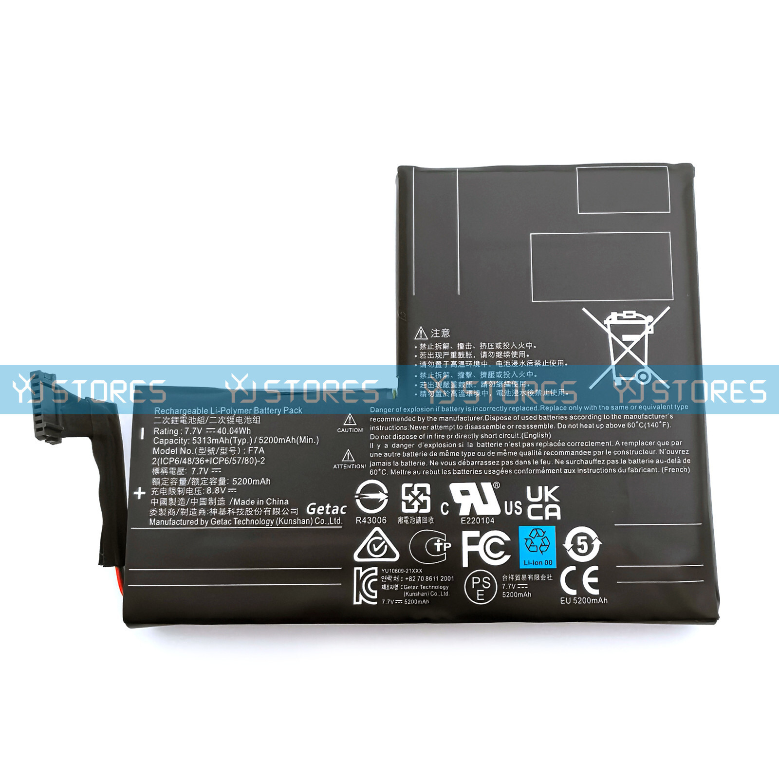 Genuine F7A Battery for Steam Deck Gaming Handheld PC 2(ICP6/47/36+ICP6/57/80)-2
